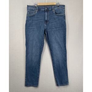 Lucky Brand Jeans Mens 38x30.5 Blue 412 Athletic Slim Denim Mid Rise Stretch